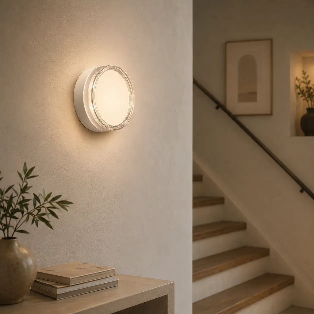 LED-Wandleuchte im stilvollen Wohnbereich